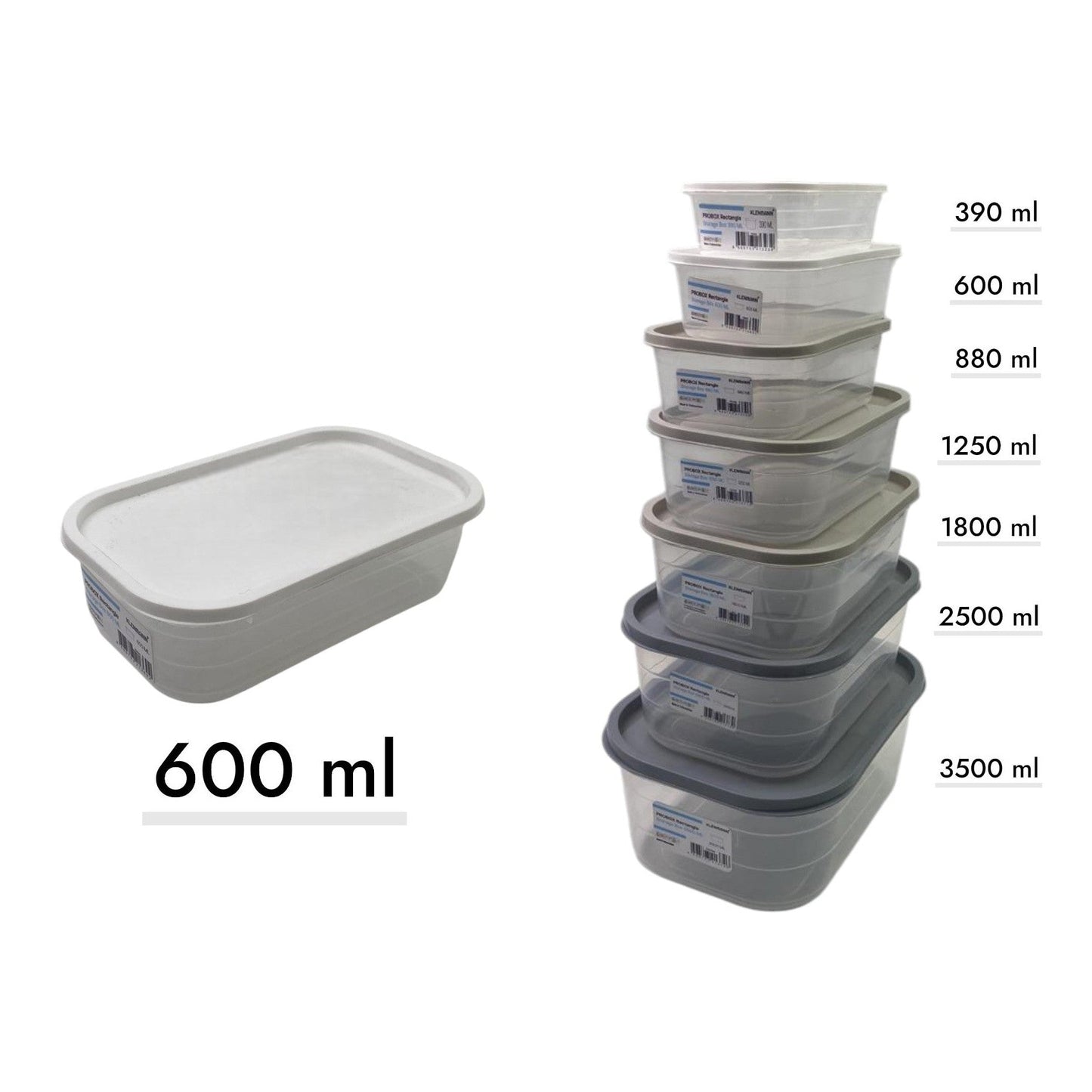 Probox Rectangular Food Storage Box 600 ml