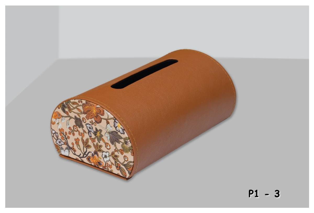 Leather R Tissue Box (R ) for Round