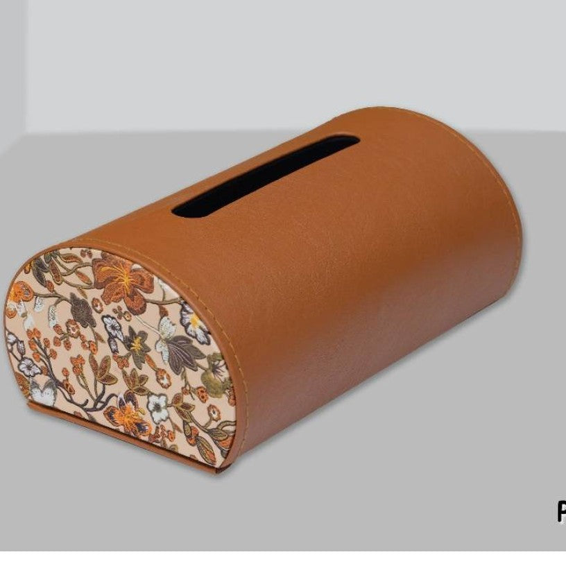 Leather R Tissue Box (R ) for Round