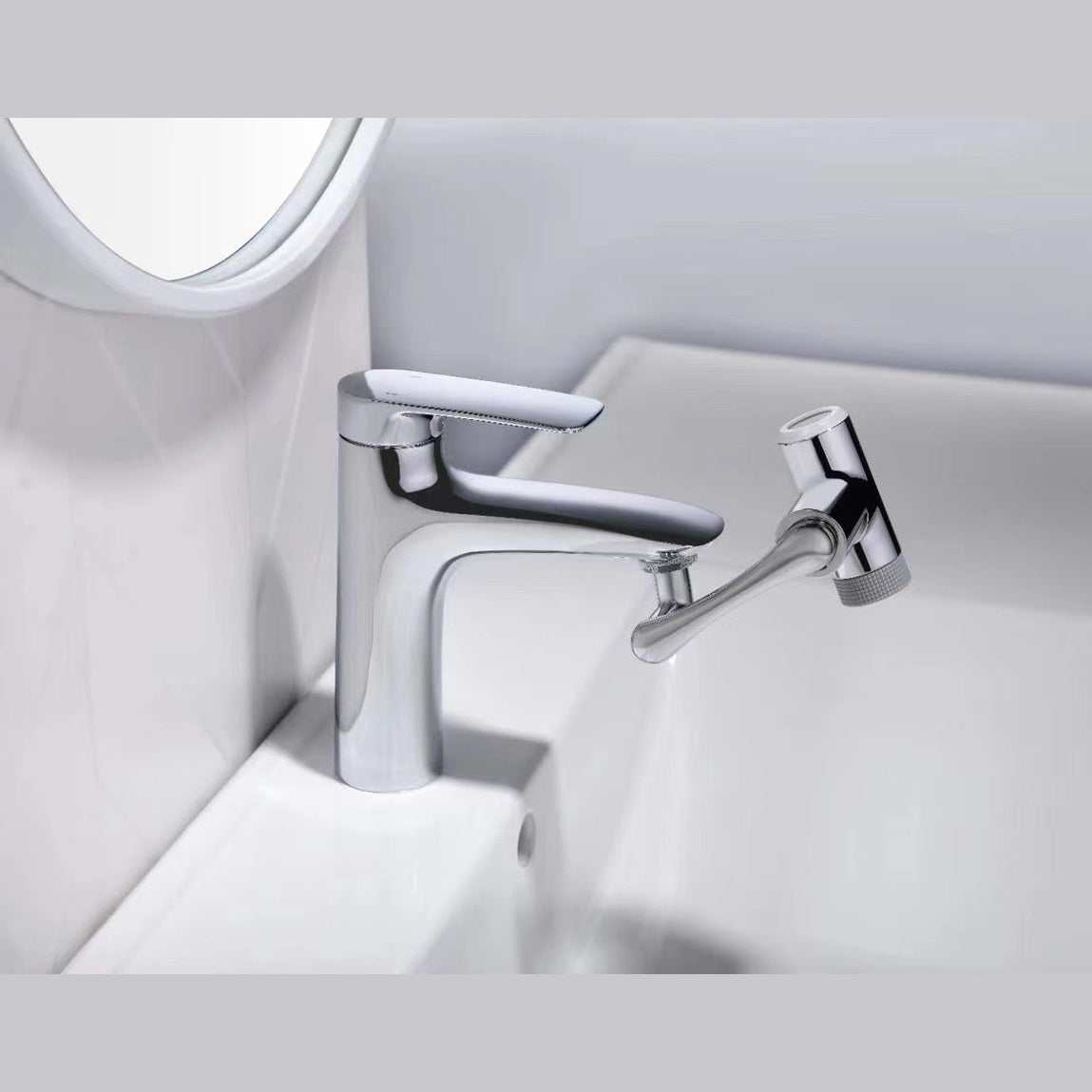 Smart Bathroom Faucet with Temperature Display