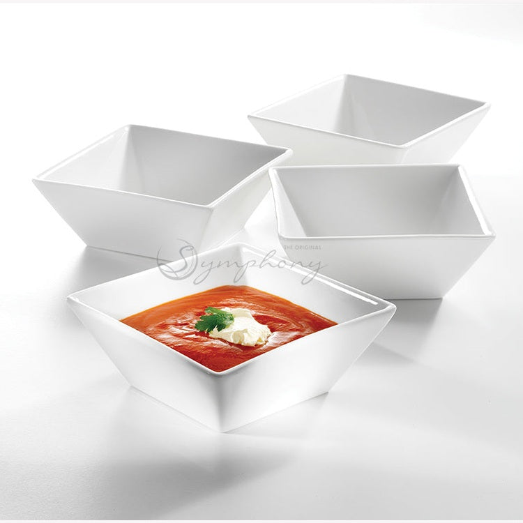 Symphony square bowl set of 4 W:15cm