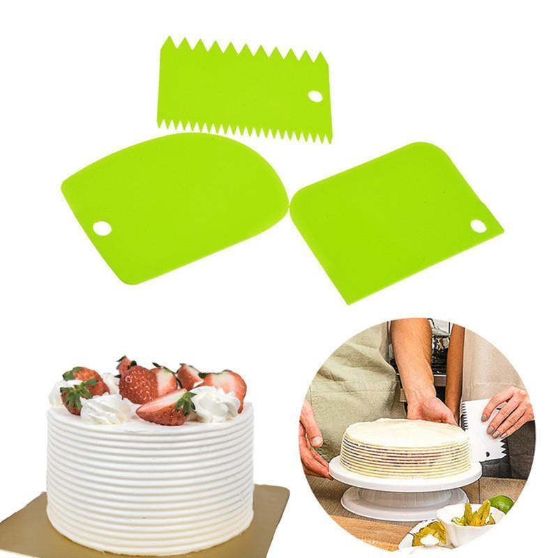 Cake Cream Scraper Teeth 3PCS/Set