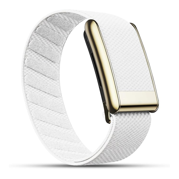 DADO Ultra-soft Band Compatible with WHOOP 5.0 Peak,, Breathable, Durable & Secure Fit Strap, Glacier Gold Connector