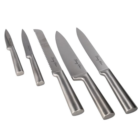 Danny Home 5-Piece Knife Set with Acacia Wood Block