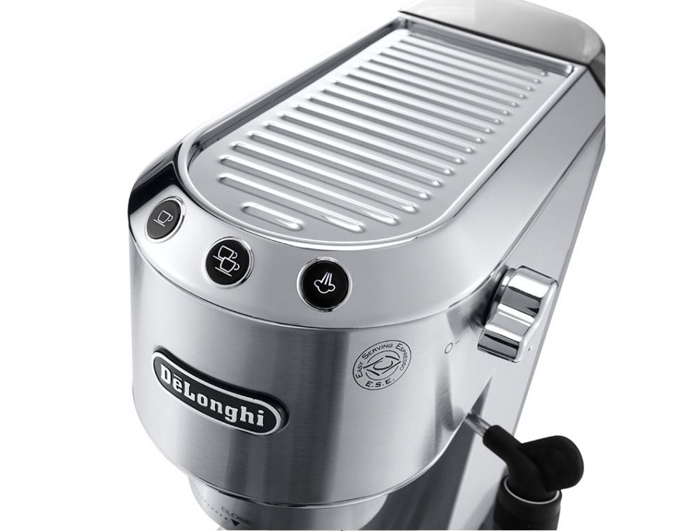 Delonghi Dedica Style Sleek Metal - Pump Espresso Coffee Machines - COFFEE EC685.M