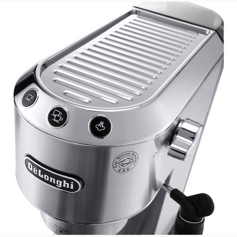 Delonghi Dedica Style Sleek Metal - Pump Espresso Coffee Machines - COFFEE EC685.M