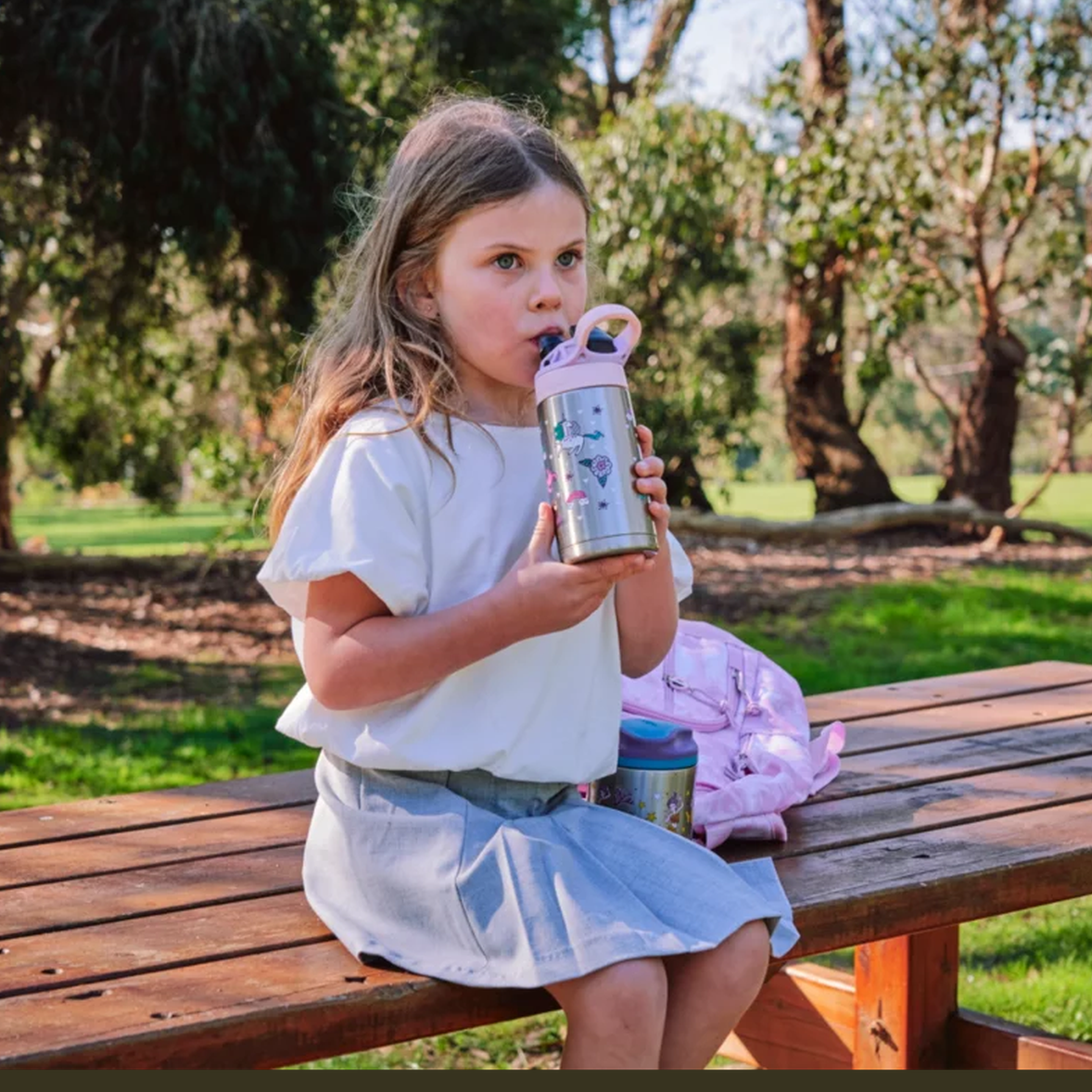 Contigo Easy Clean AUTOSPOUT™ Kids Vacuum-Insulated Water Bottle, 380 ml (Flying Unicorn)