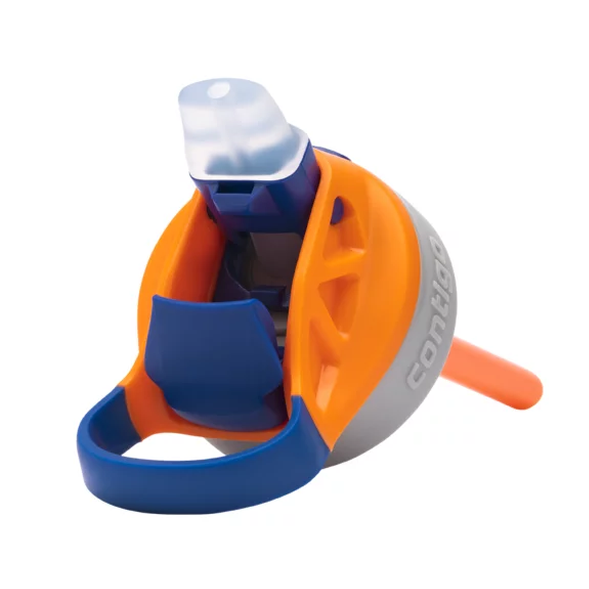 Contigo Gizmo Flip AUTOSPOUT™ Kids Water Bottle, 420 ml ( Nectarine Superhero)