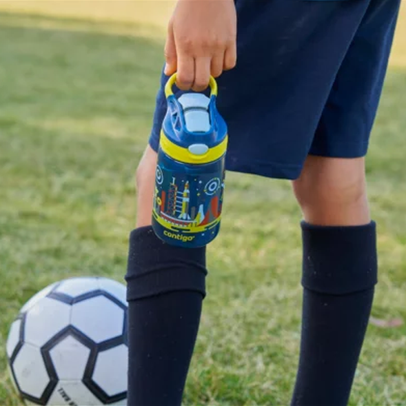 Contigo Easy clean AUTOSPOUT™ Kids Water Bottle, 420 ml (Nautical Space)