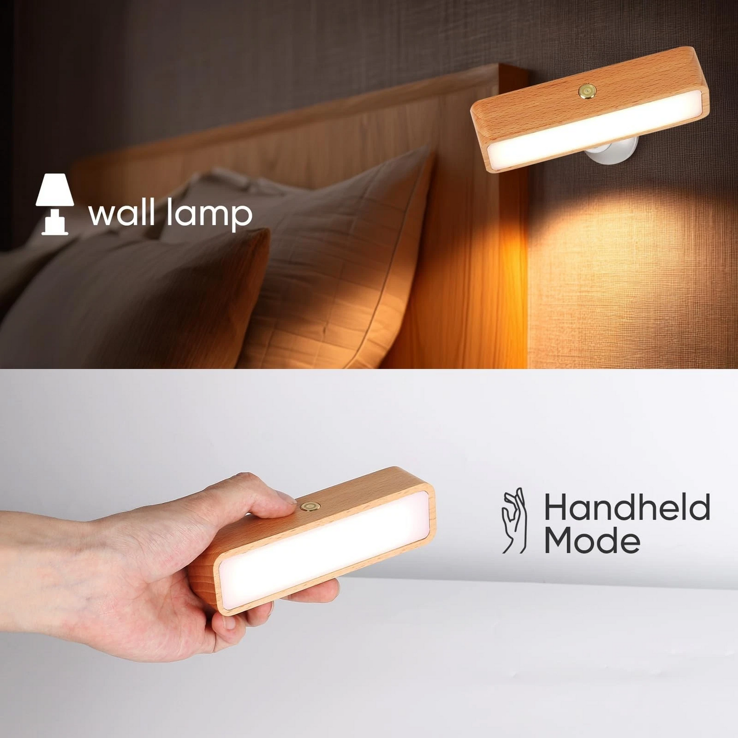 Rechargeable Intelligent Sensing Led Wall Lights 1 pcs