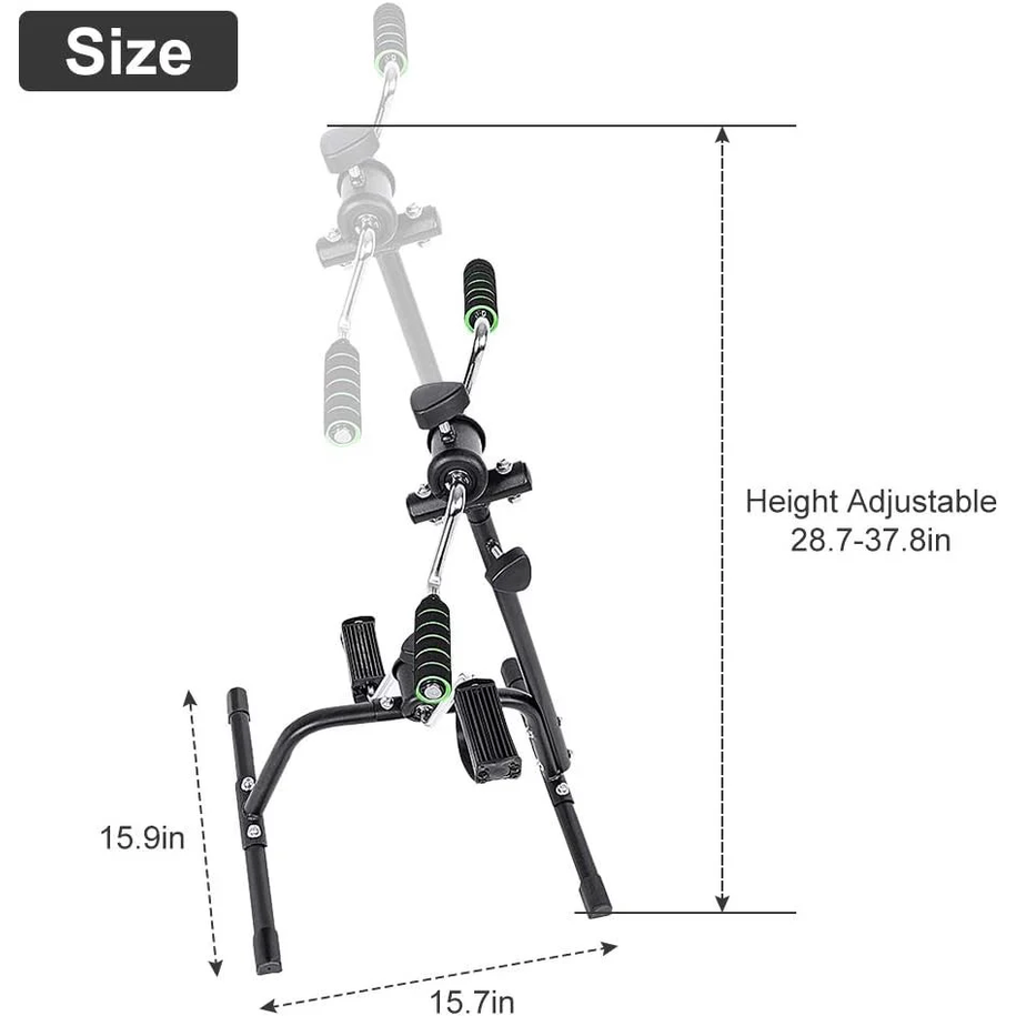 Pedal Exerciser Bike, Hand Arm Leg and Knee Peddler