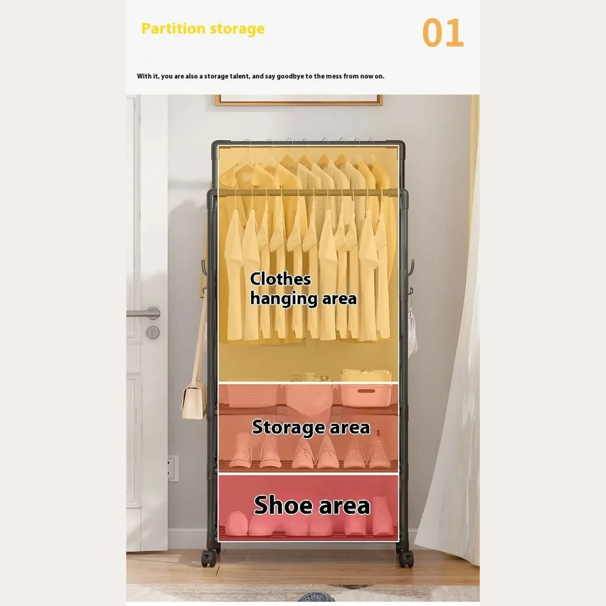 Multi-Functional Storage Shelf