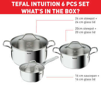 Intuition G6 Stainless Steel - Set of 3 - Medaid International