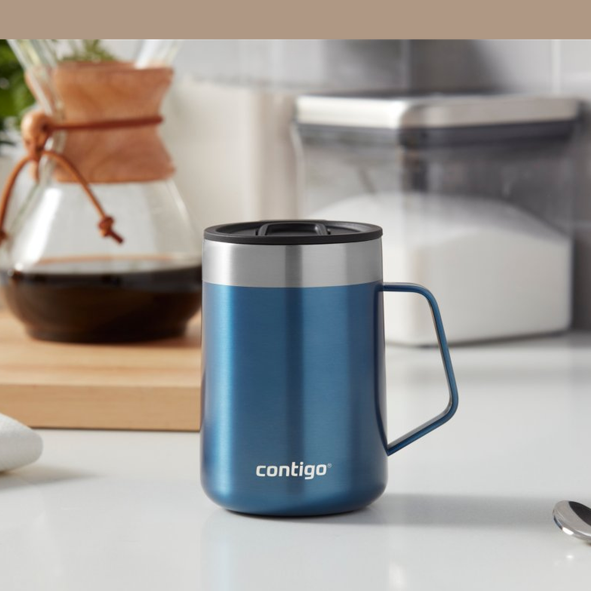 Contigo Streeterville THERMALOCK™ Desk Mug, 420 ml (Blue Corn)