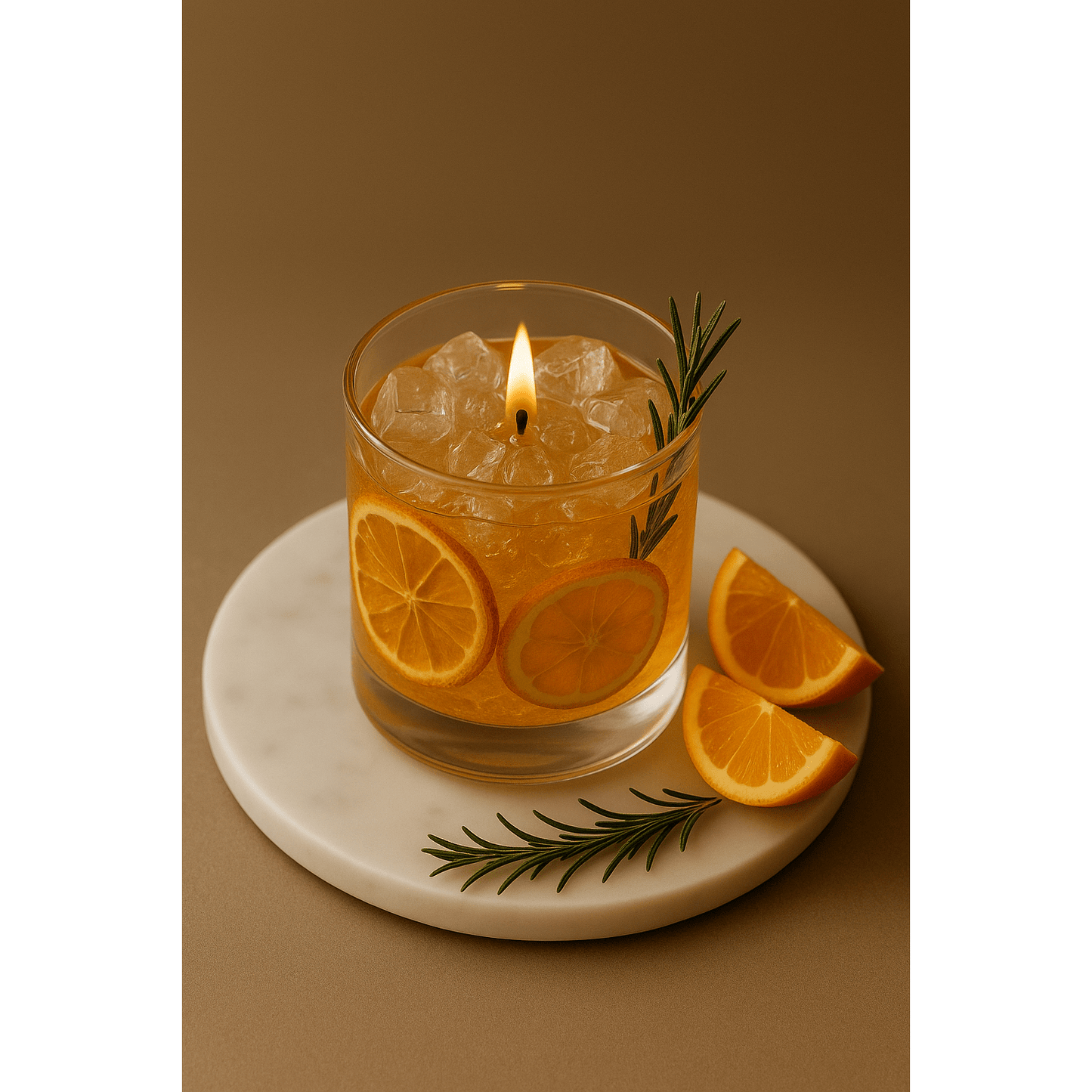 Scented Orange candle