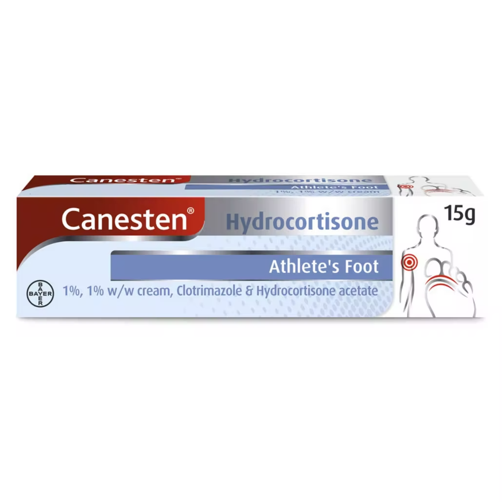Canesten - Hydrocortisone Athlete's Foot 15g (P) - Medaid International