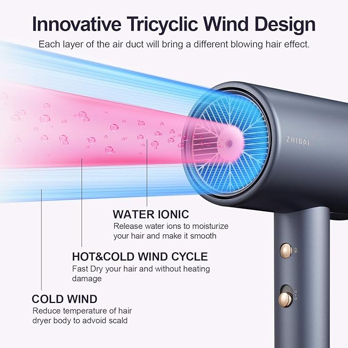 Professional Water Ionic Salon Hair Dryers مجفف شعر أيوني احترافي