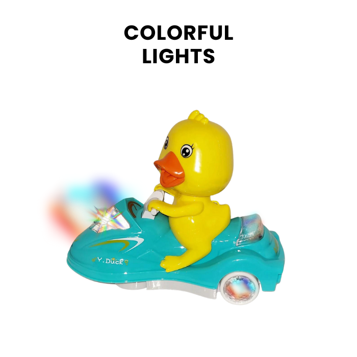Duck Car Baby Toy | Musical & Vibrant - Medaid International
