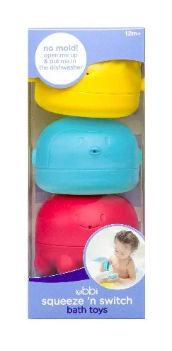 Ubbi - Bath Squeeze - Toys Set 3