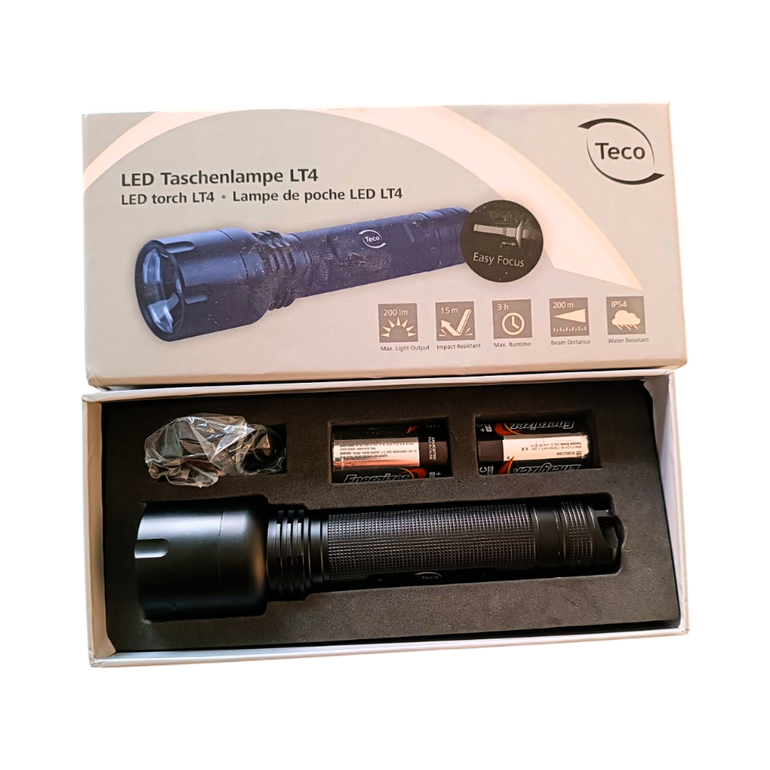 TECO LT4 LED Flashlight – Germany