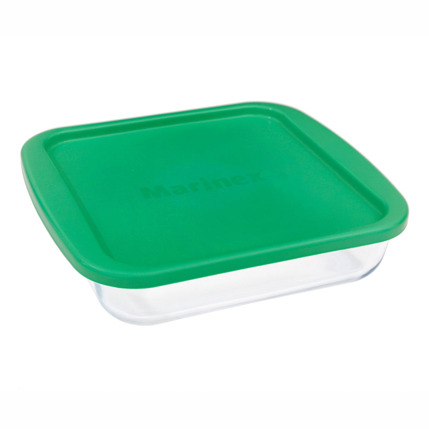 Marinex square baking dish with plastic lid, 1.8L(assorted colors)