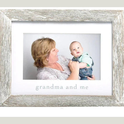 Pearhead - Grandma And Me - Sentiment Frame - Rustic