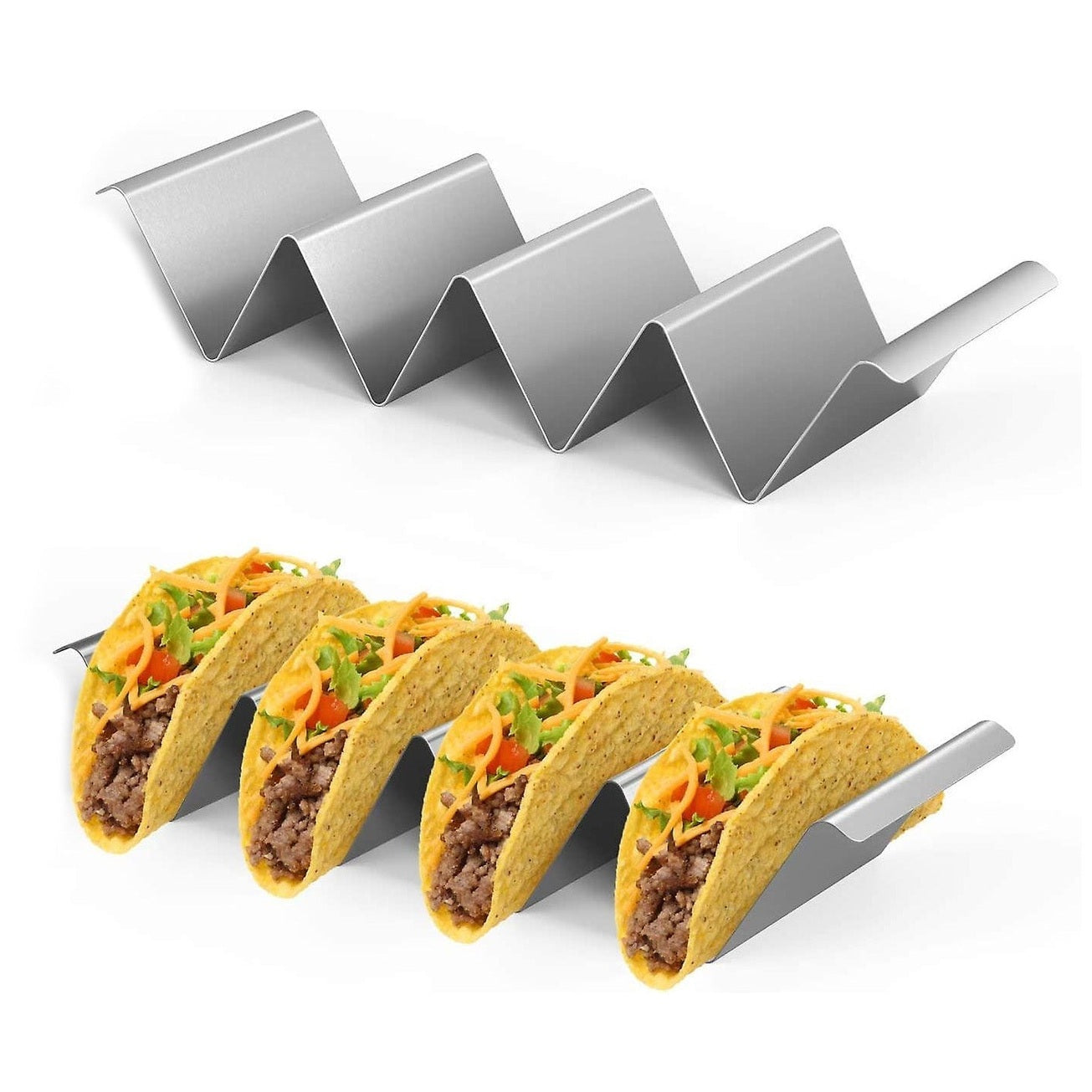 Stainless Steel Taco Holder for 4 Tacos