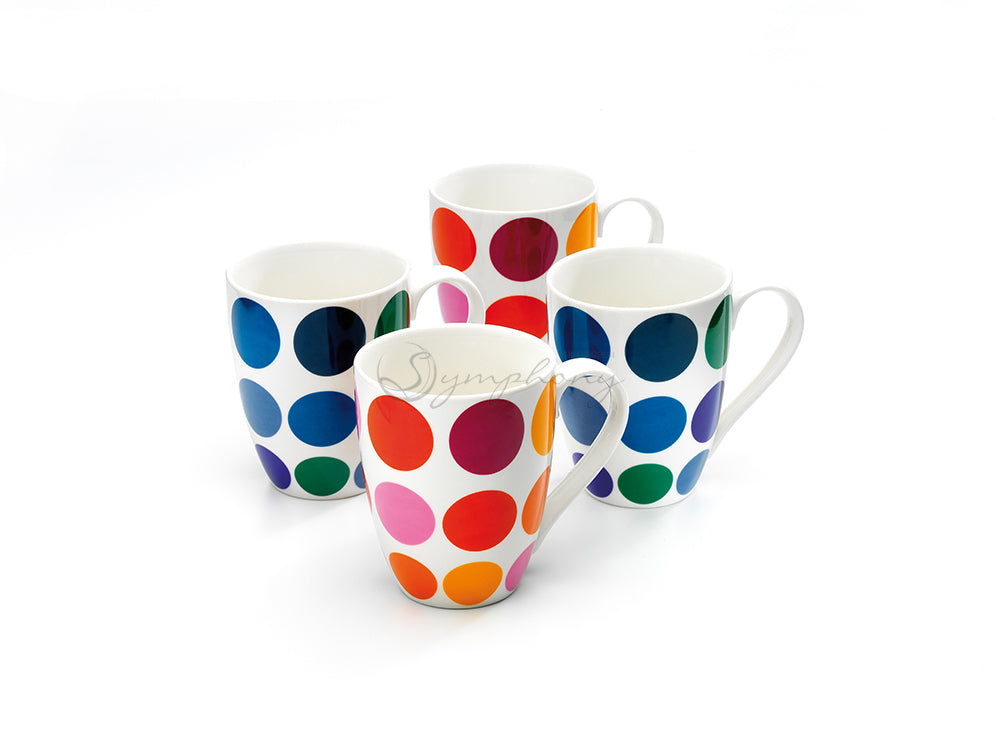 Symphony big dots set of 4 - 30cl