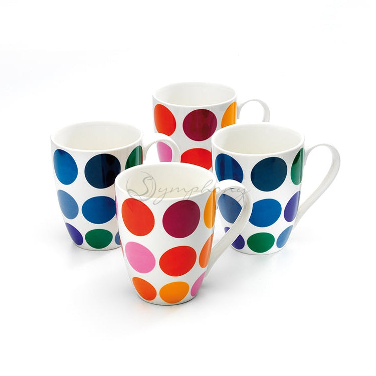 Symphony big dots set of 4 - 30cl