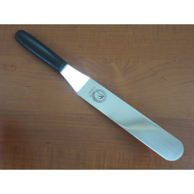 Angled Spatula with Black Handle 25.4cm