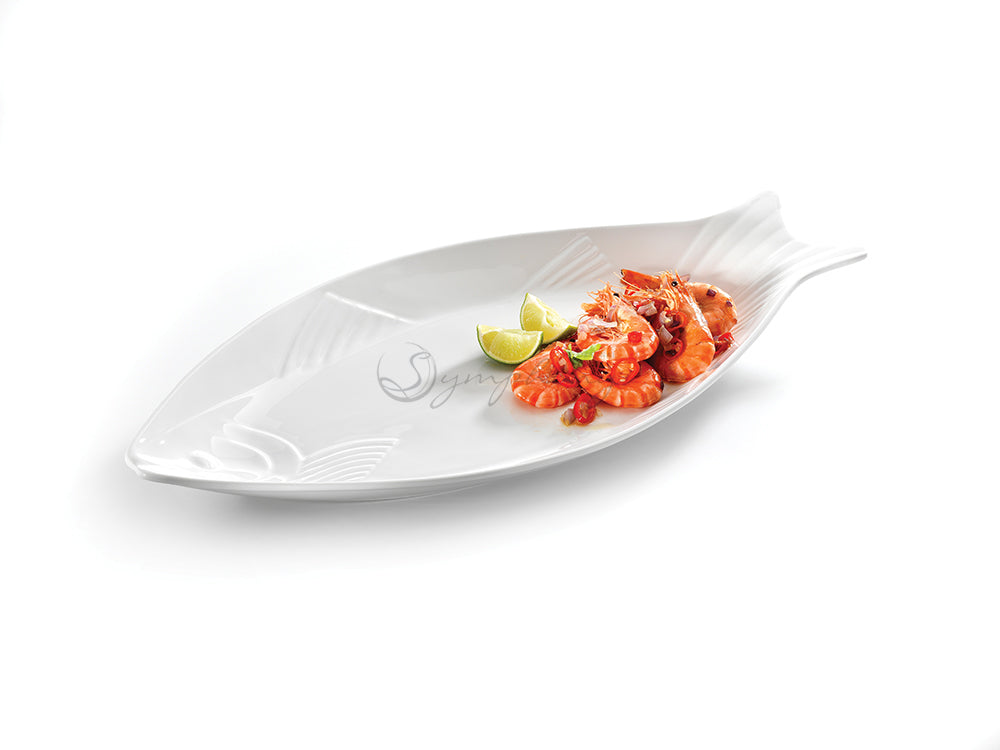 Symphony mako platter - (L;56xw26.5xh5.3cm)