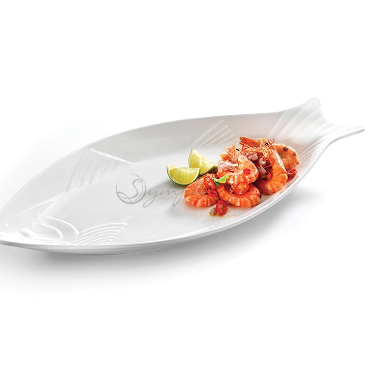 Symphony mako platter - (L;56xw26.5xh5.3cm)