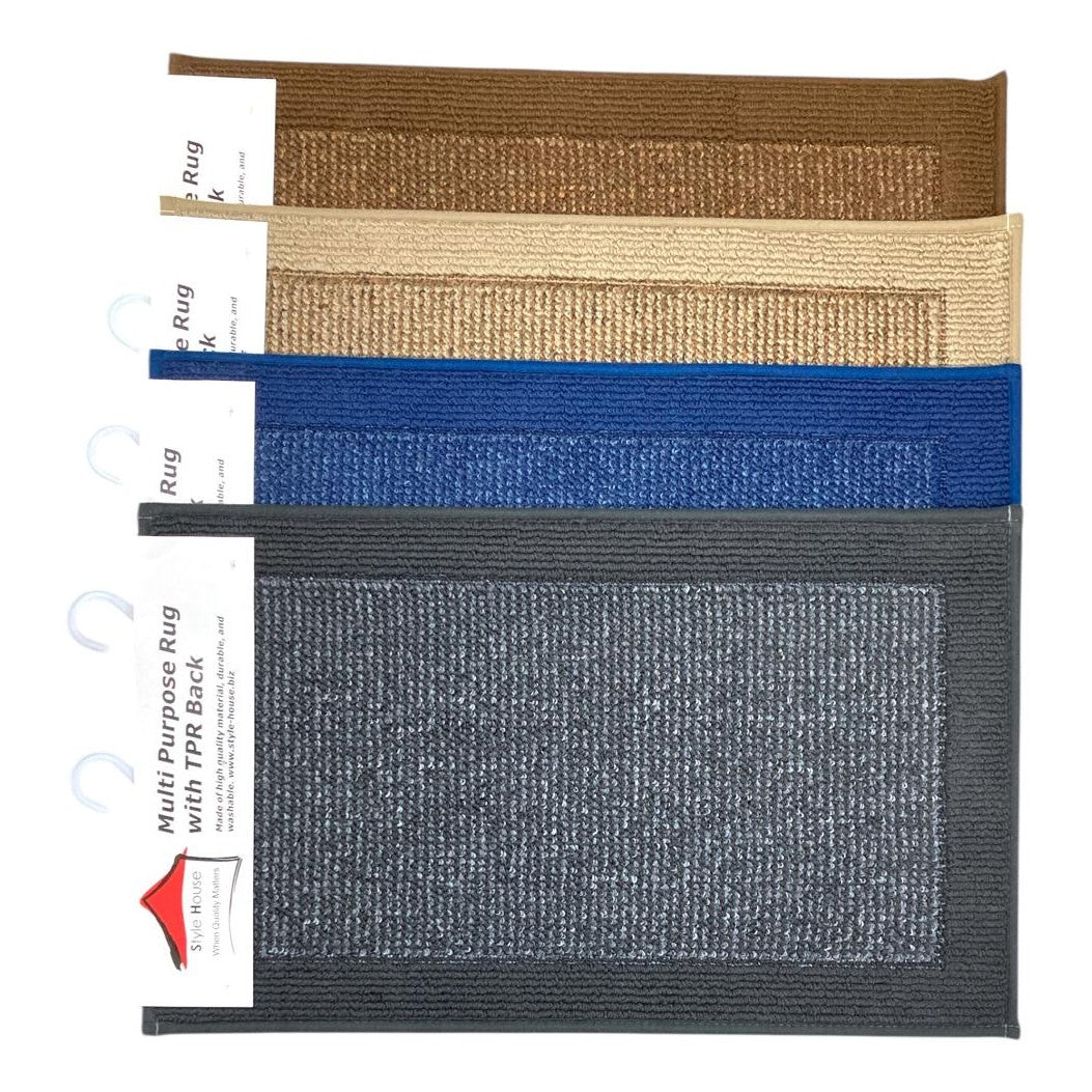 Multi purpose rug with TPR back 75x45 cm
