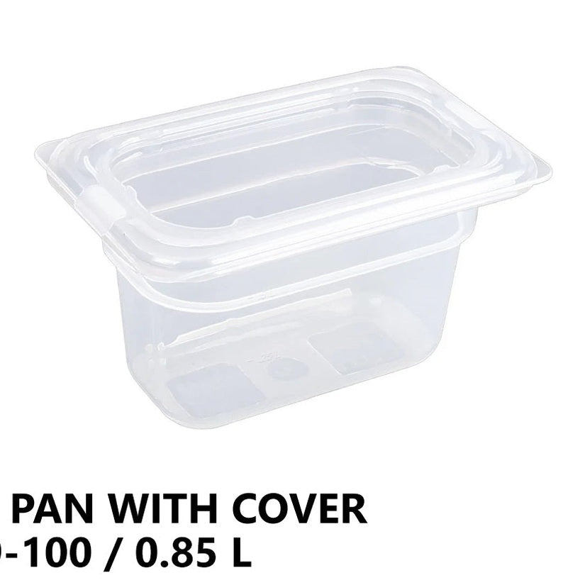Gastronorm Plastic Storage Container 1/9 100 mm - 0.85L