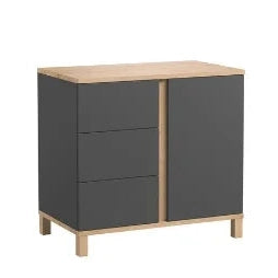 VOX Dresser Altitude graphite/oak (L90 x W53 x H84) Weight 47.9
graphite
oak