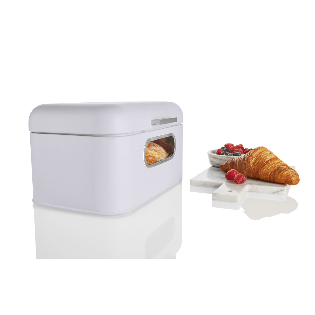Ernesto bread box, powder-coated metal