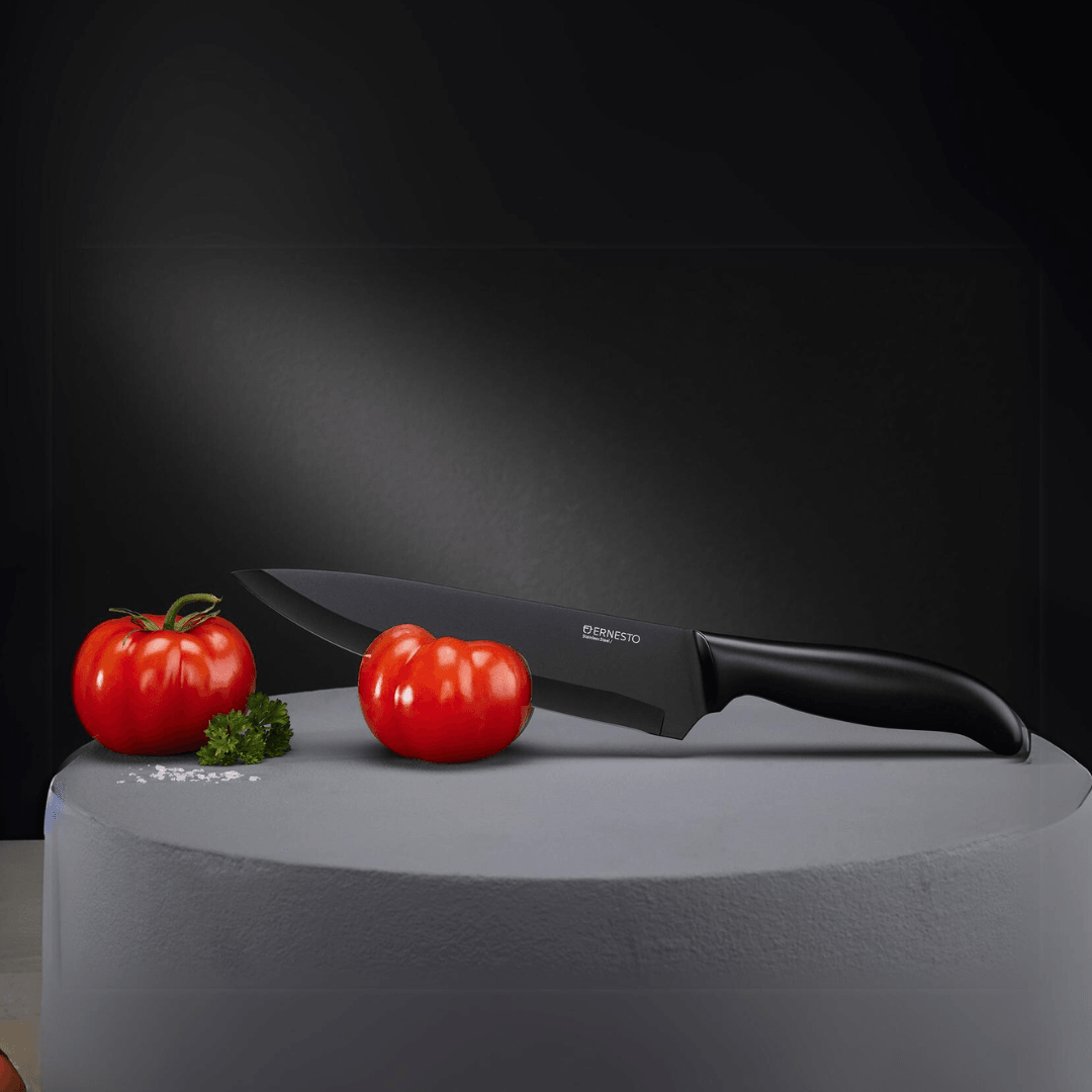 Ernesto Santoku Japanese Kitchen Knife – 18cm Stainless Steel Blade