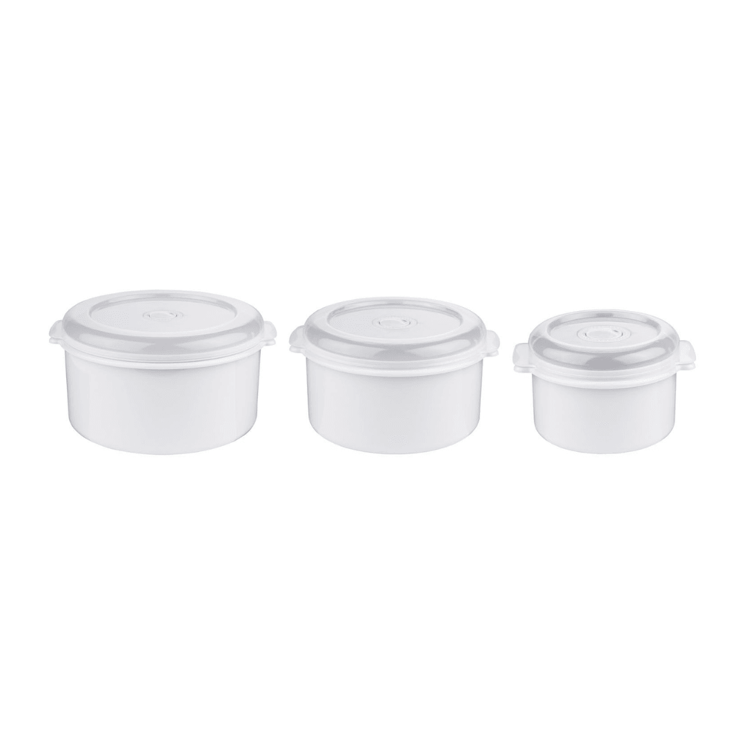 Ernesto Microwave Box Set of 3 – BPA-Free, Stackable & Dishwasher Safe