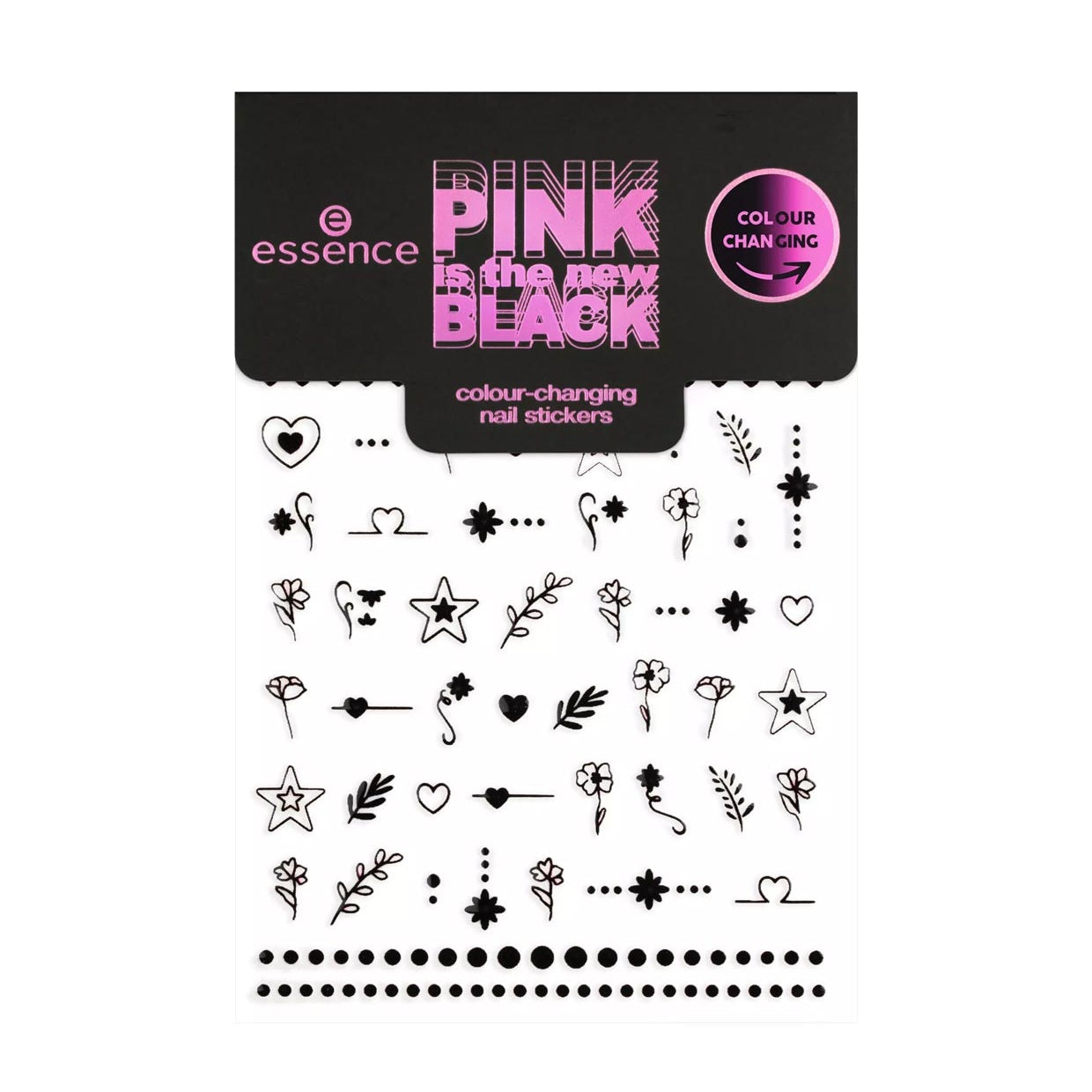 Essence Pink Is The New Black Colour-Changing Nail Stickers - Medaid International