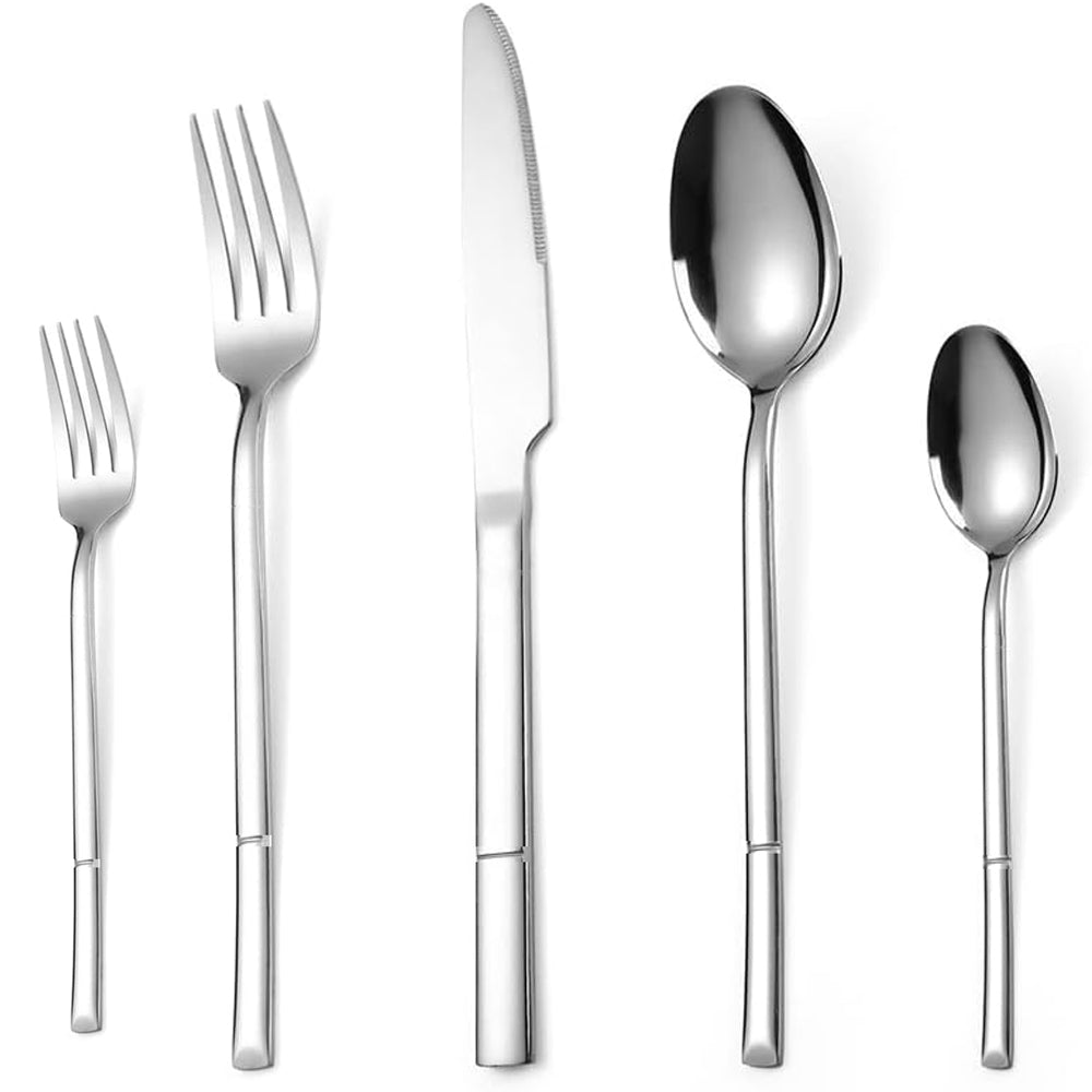 Danny Home 6-Pieces Stainless Steel Table Spoons Silverware Flatware