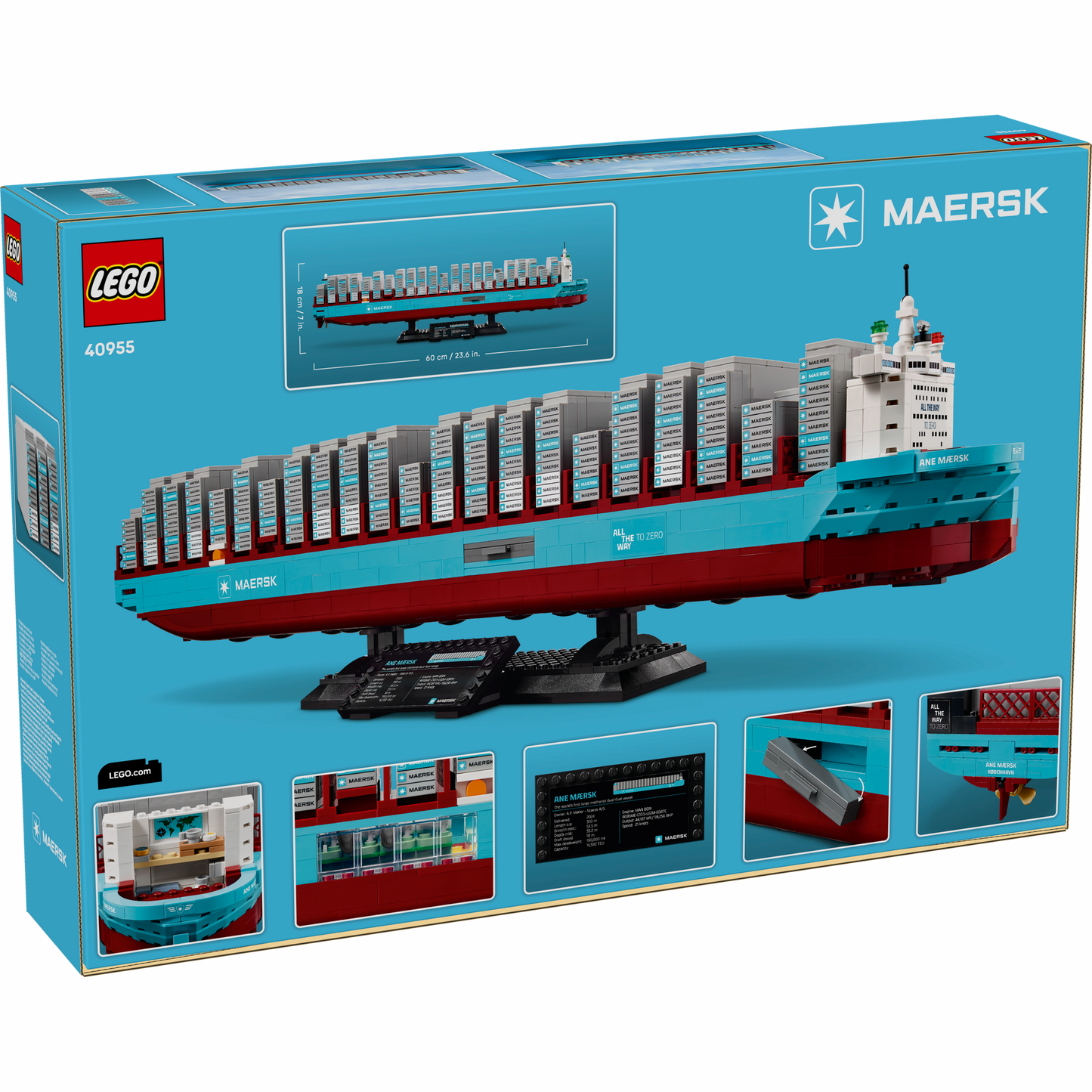 Lego Maersk Dual-Fuel Container Vessel (40955)