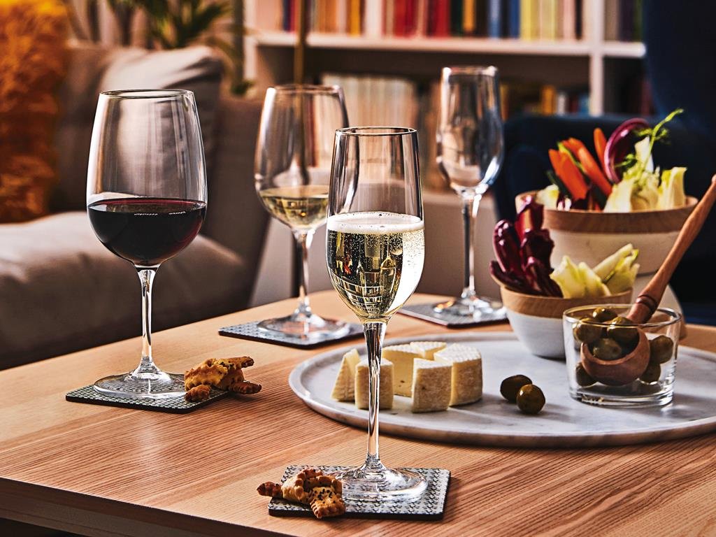 Bormioli rocco spazio medium wine glass set of 3 - 40cl