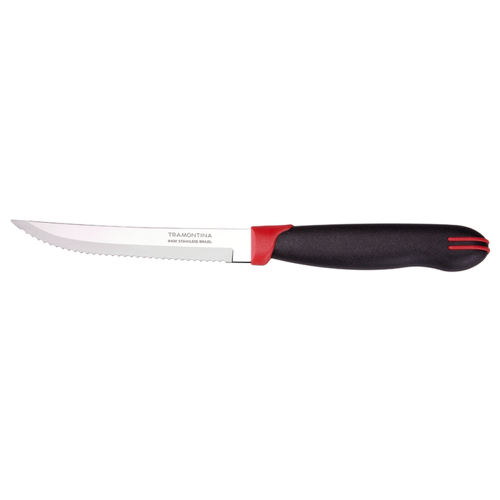 Tramontina multicolor steak knife set of 2 - 5"