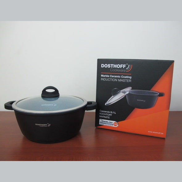 DOSTHOFF INDUCTION MASTER CASSEROLE BLACK 28 CM 6.4 L