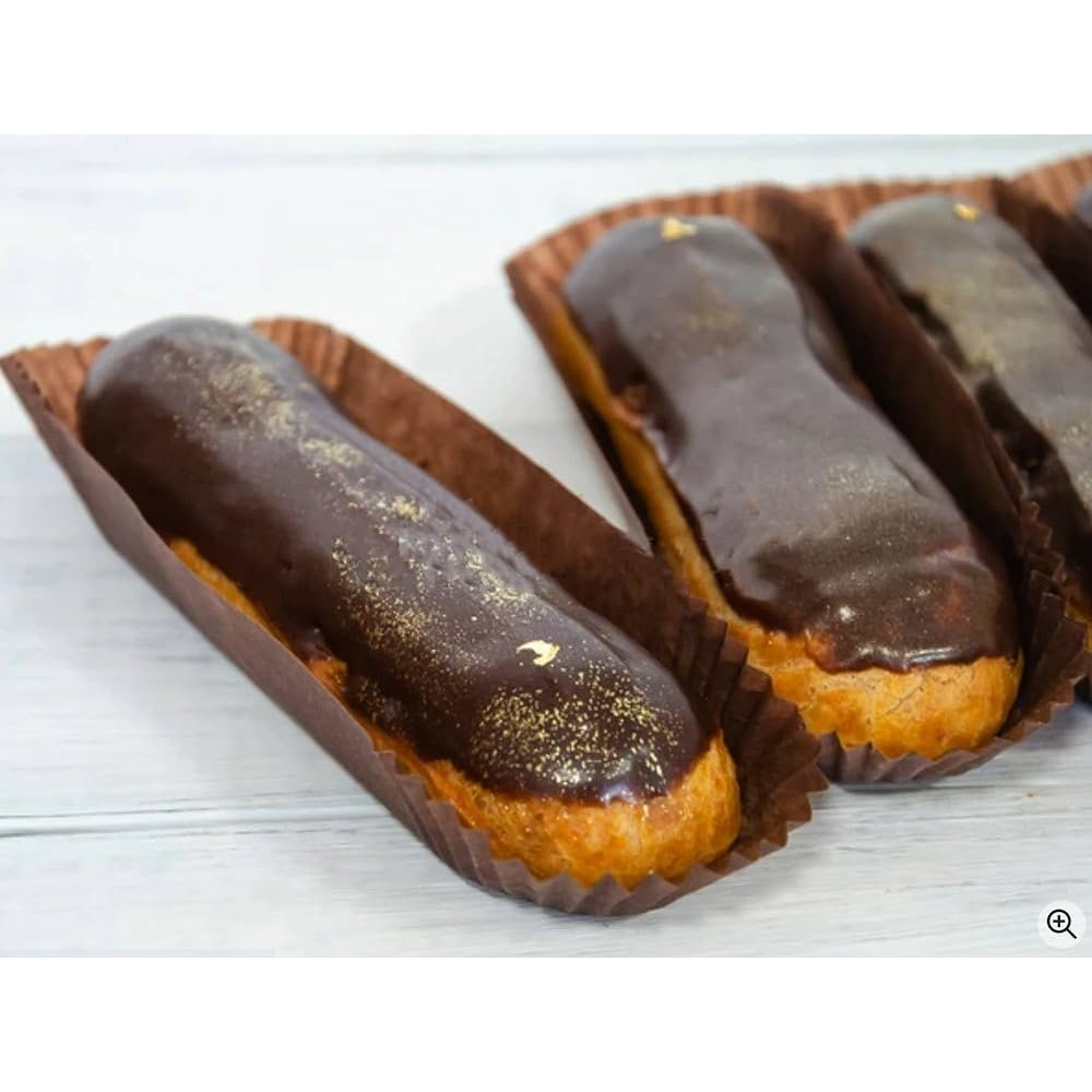 Eclair Paper Molds, 50pcs Set, Non-Stick, 14*6cm