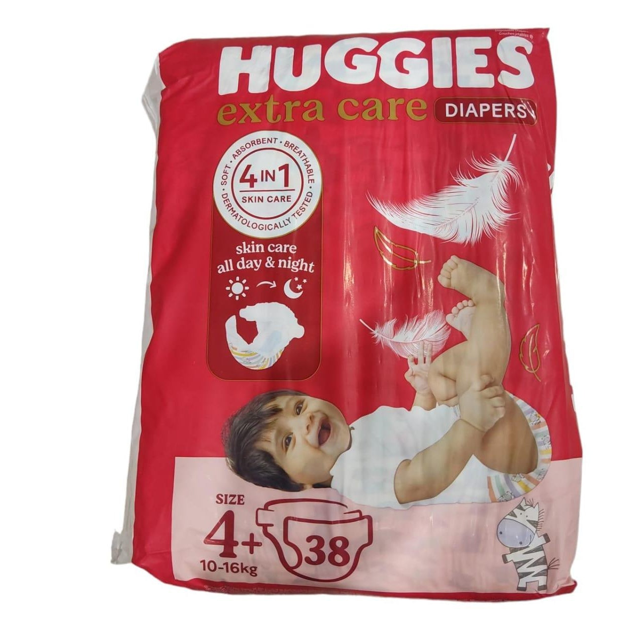 Huggies N.4+ (10-16Kg) 38 Pieces - Medaid
