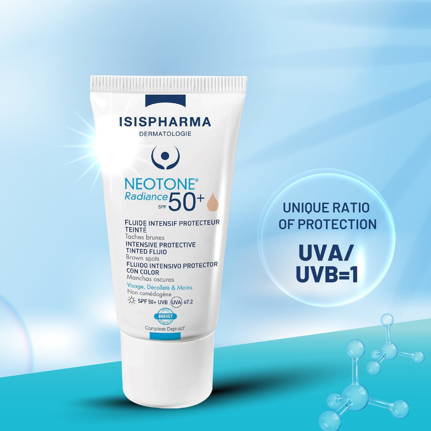 Isispharma Neotone Radiance SPF50+ Tinted 30ml