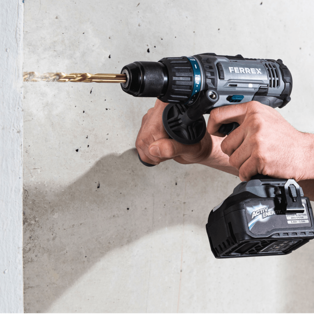 FERREX HSS twist drill set, 99 pieces