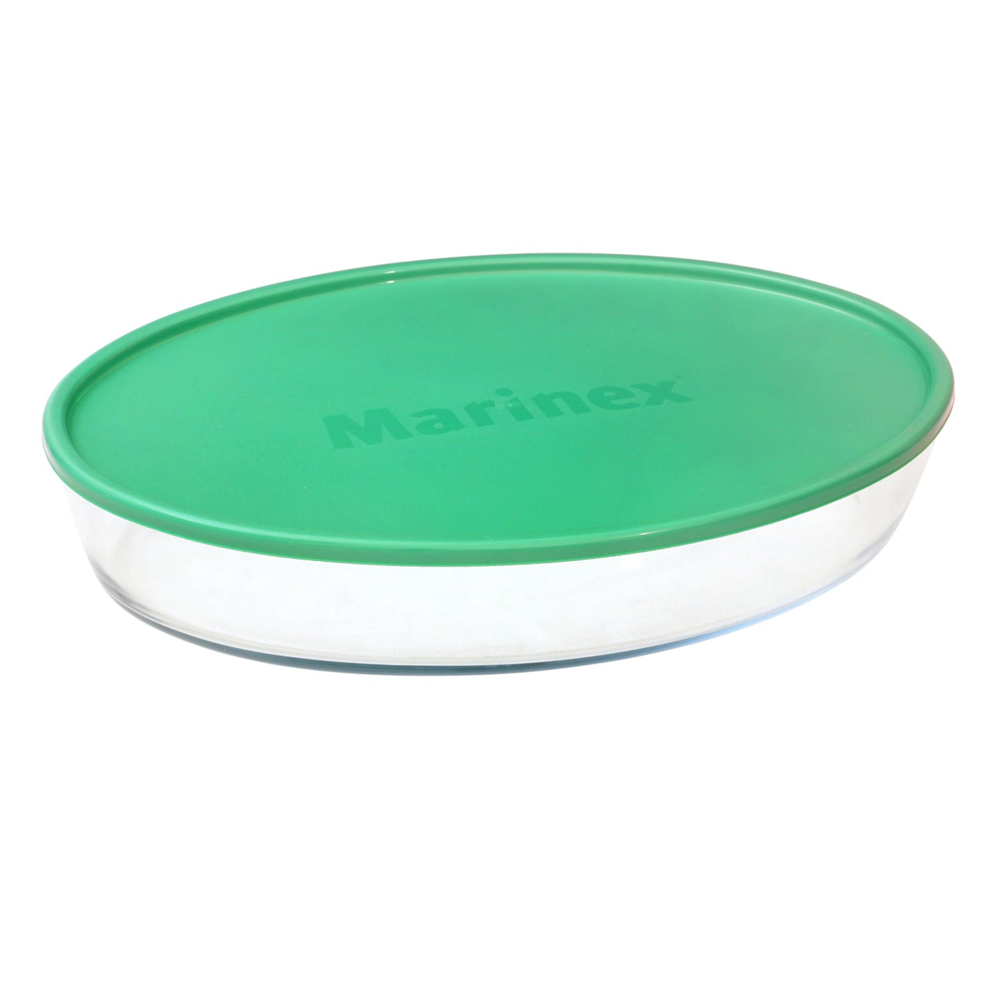 Marinex oval baking dish with plastic lid 3,2L (assorted colors)