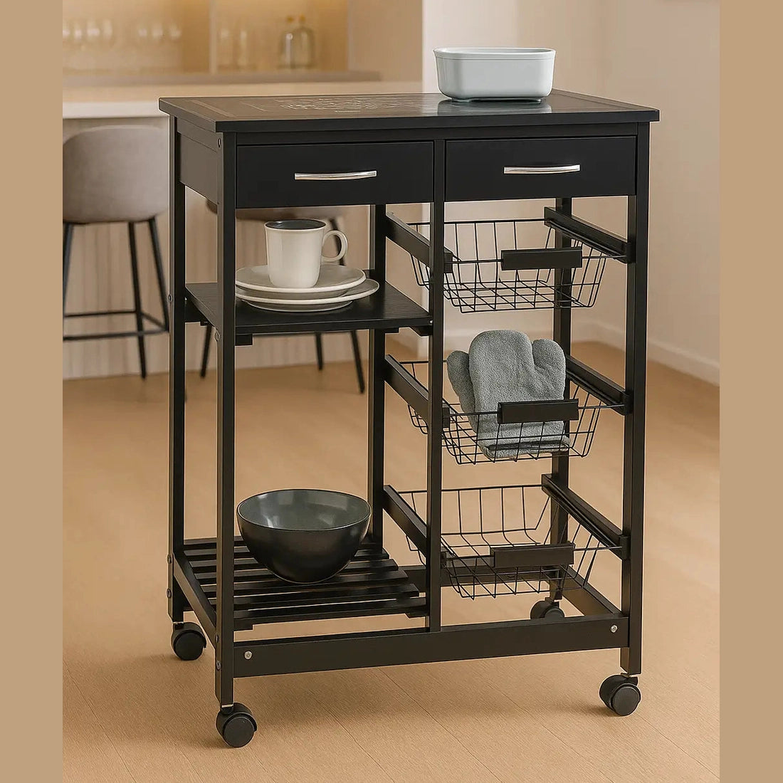 Bon Appetit kitchen serving trolley By Wenko